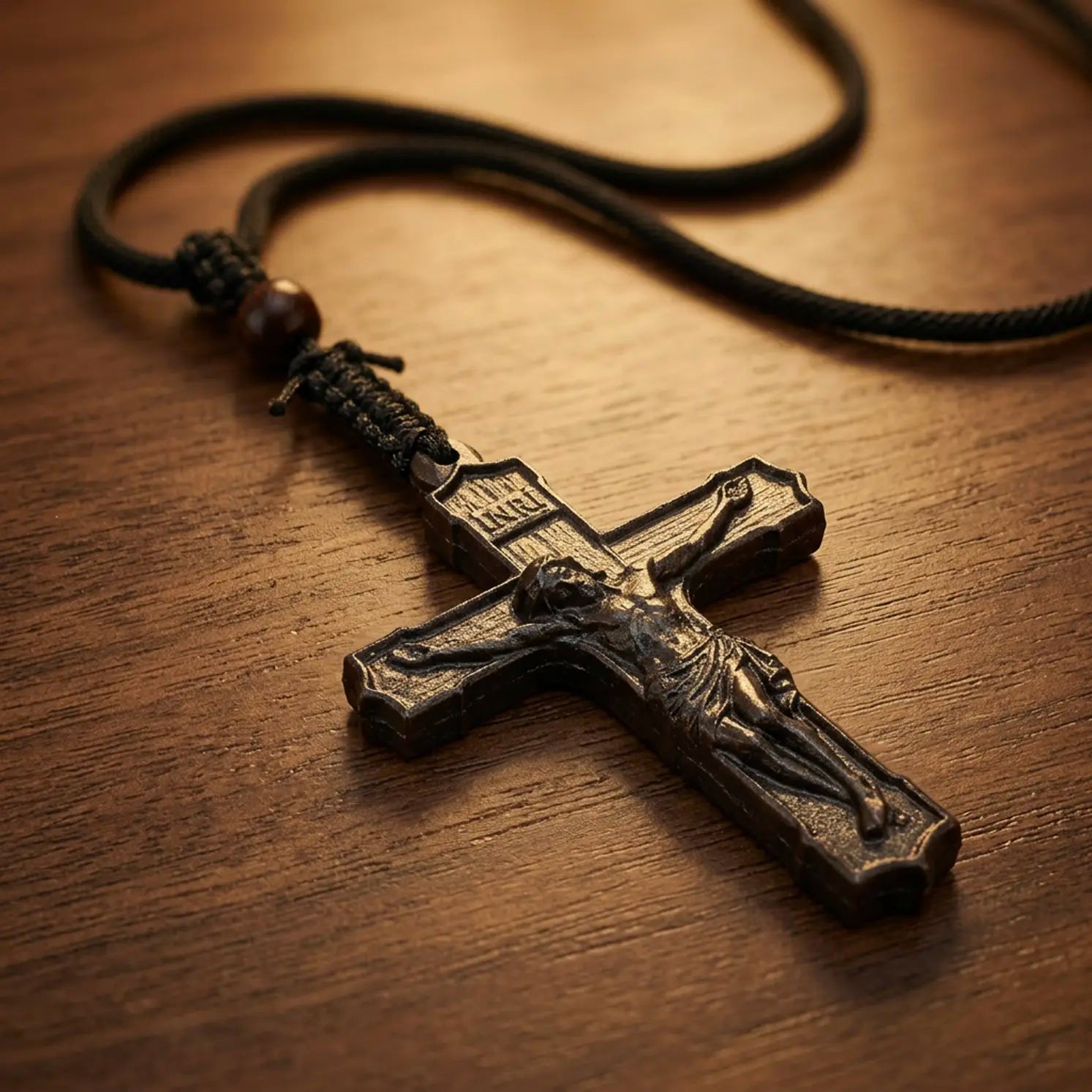 Crucifix Cross 3D STL Model - Classic Relief File for CNC Router & 3D Printing
