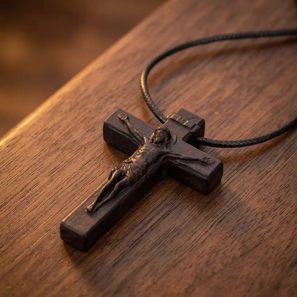 Jesus Cross 3D STL Model - Radiant Crucifix Relief File for CNC & 3D Printing
