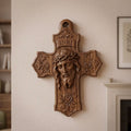 Rose Jesus Cross 3D STL Model - Relief File for CNC Router & 3D Printing
