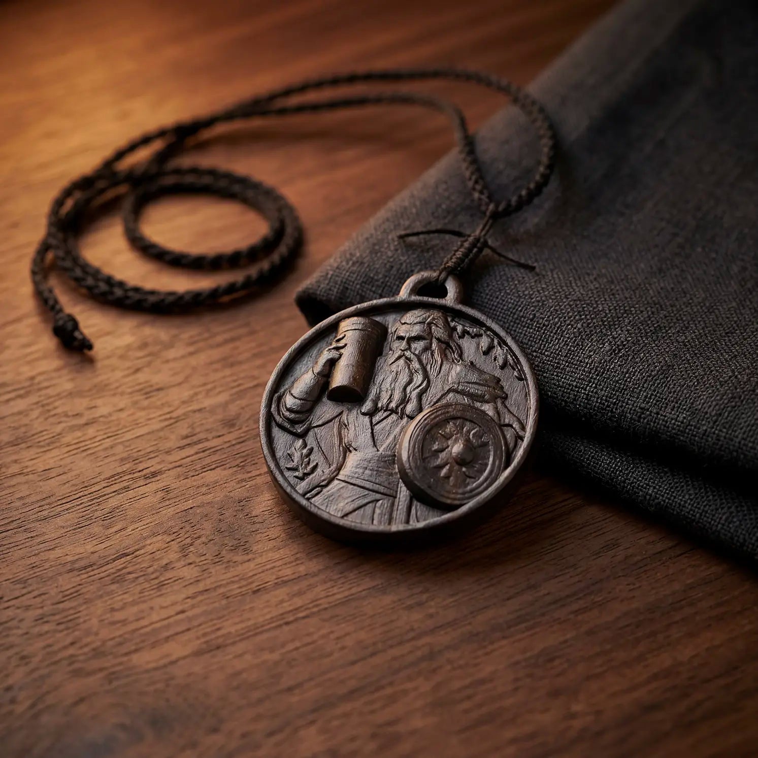 Viking Warrior Norse Odin 3D Model STL File for CNC Router