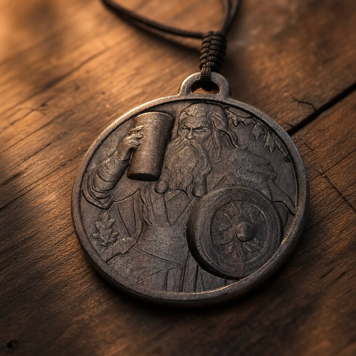 Viking Warrior Norse Odin 3D Model STL File for CNC Router