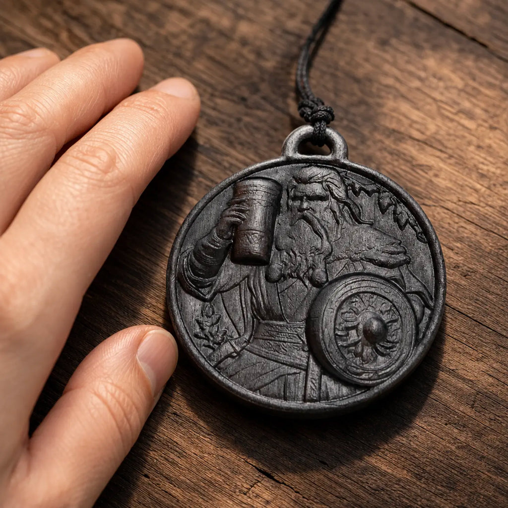 Viking Warrior Norse Odin 3D Model STL File for CNC Router