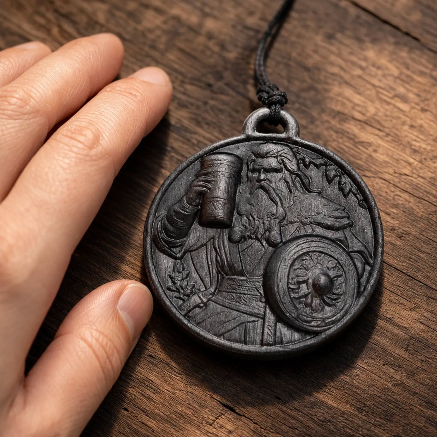 Viking Warrior Norse Odin 3D Model STL File for CNC Router