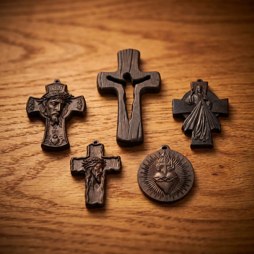 Premium Cross & Medallion 3D STL Model Bundle for CNC Router - 18 Architectural Designs (Aspire .CRV3D, STL, DXF)