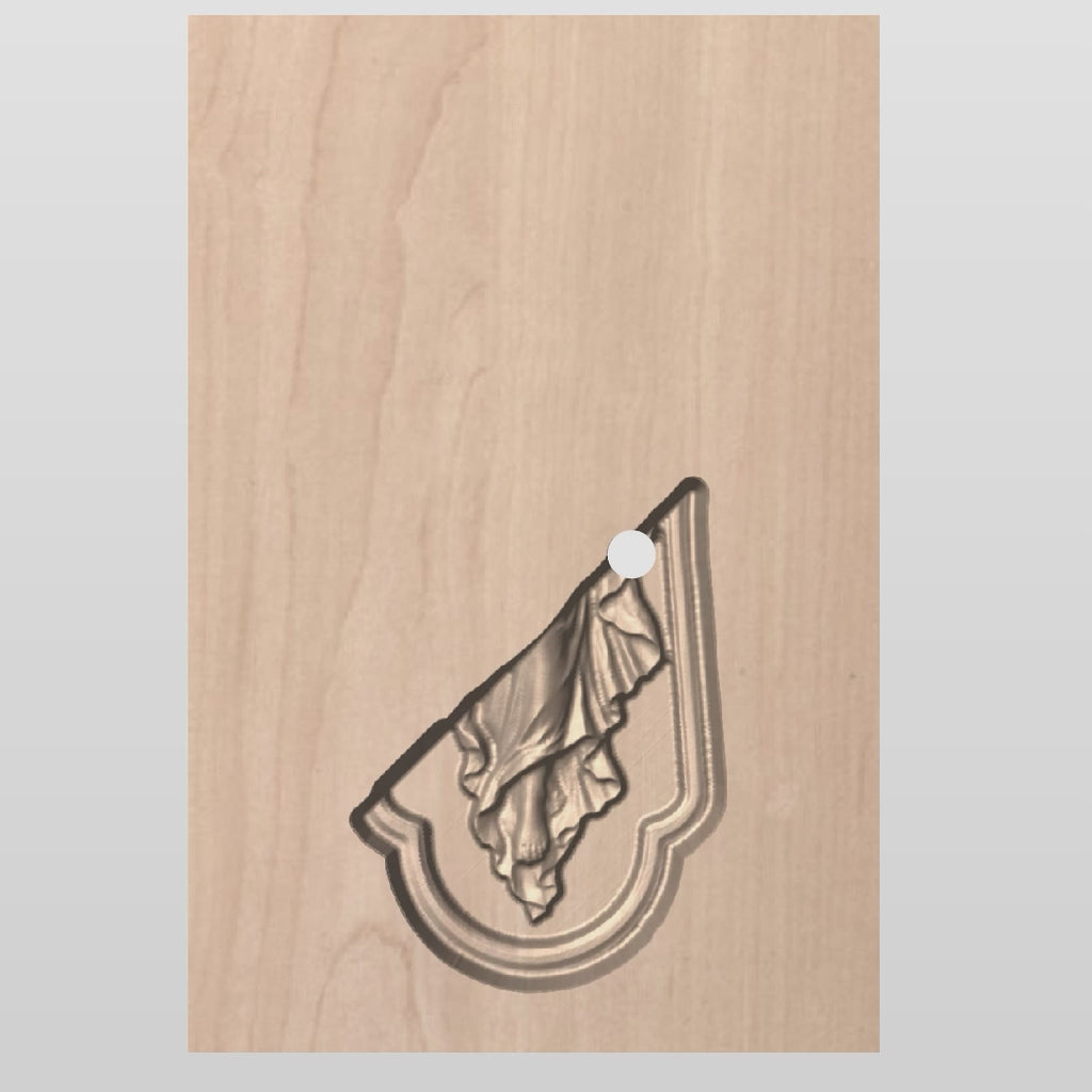 Resurrection of Jesus Cross 3D STL Model - Risen Christ Relief File for CNC & 3D Printing