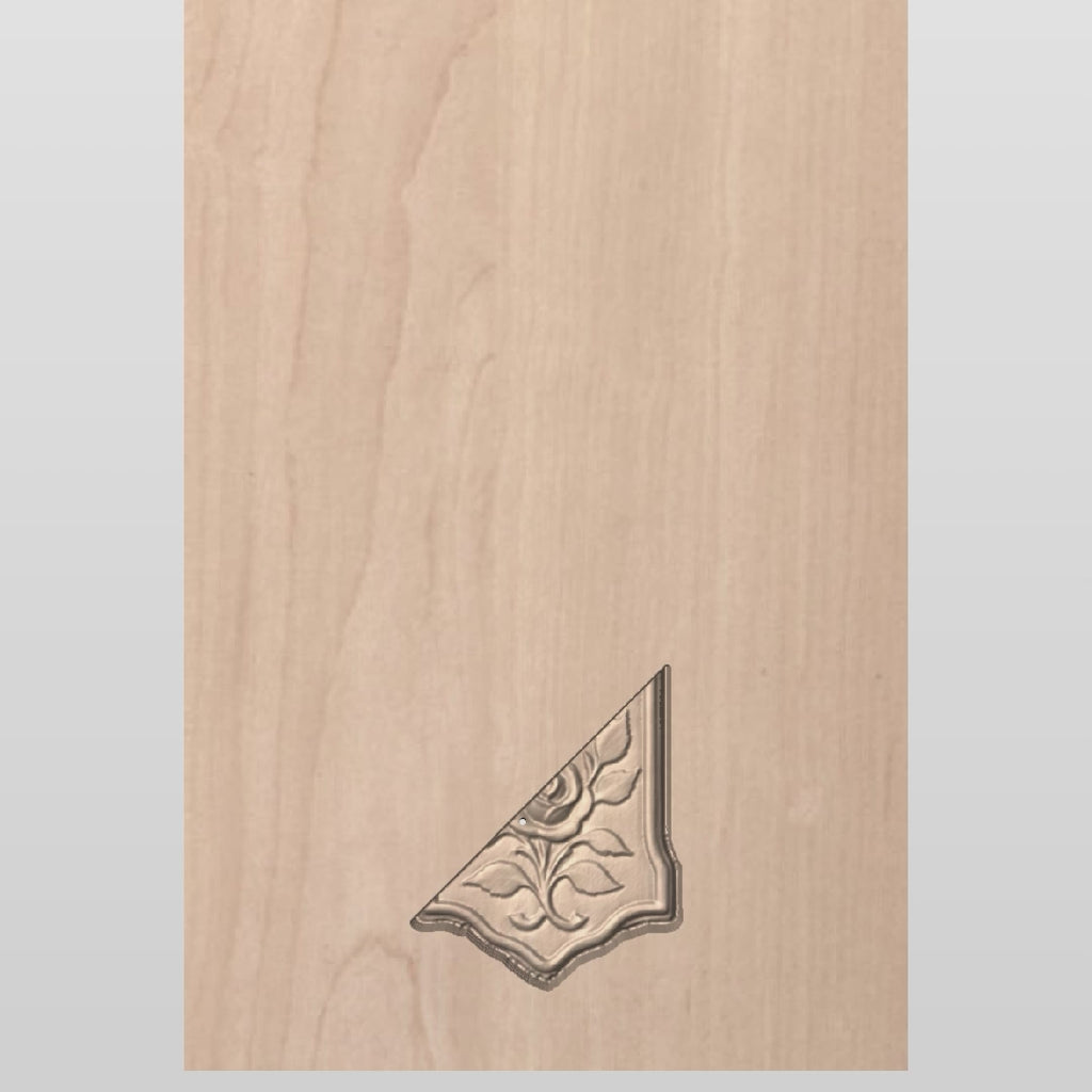 Rose Jesus Cross 3D STL Model - Relief File for CNC Router & 3D Printing