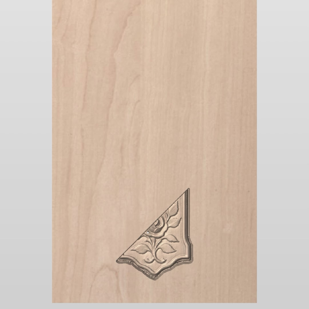 Rose Jesus Cross 3D STL Model - Relief File for CNC Router & 3D Printing